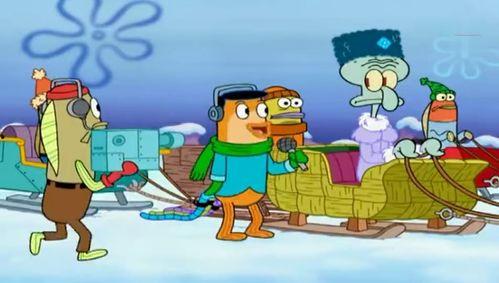 海绵宝宝吃小瓜鱼